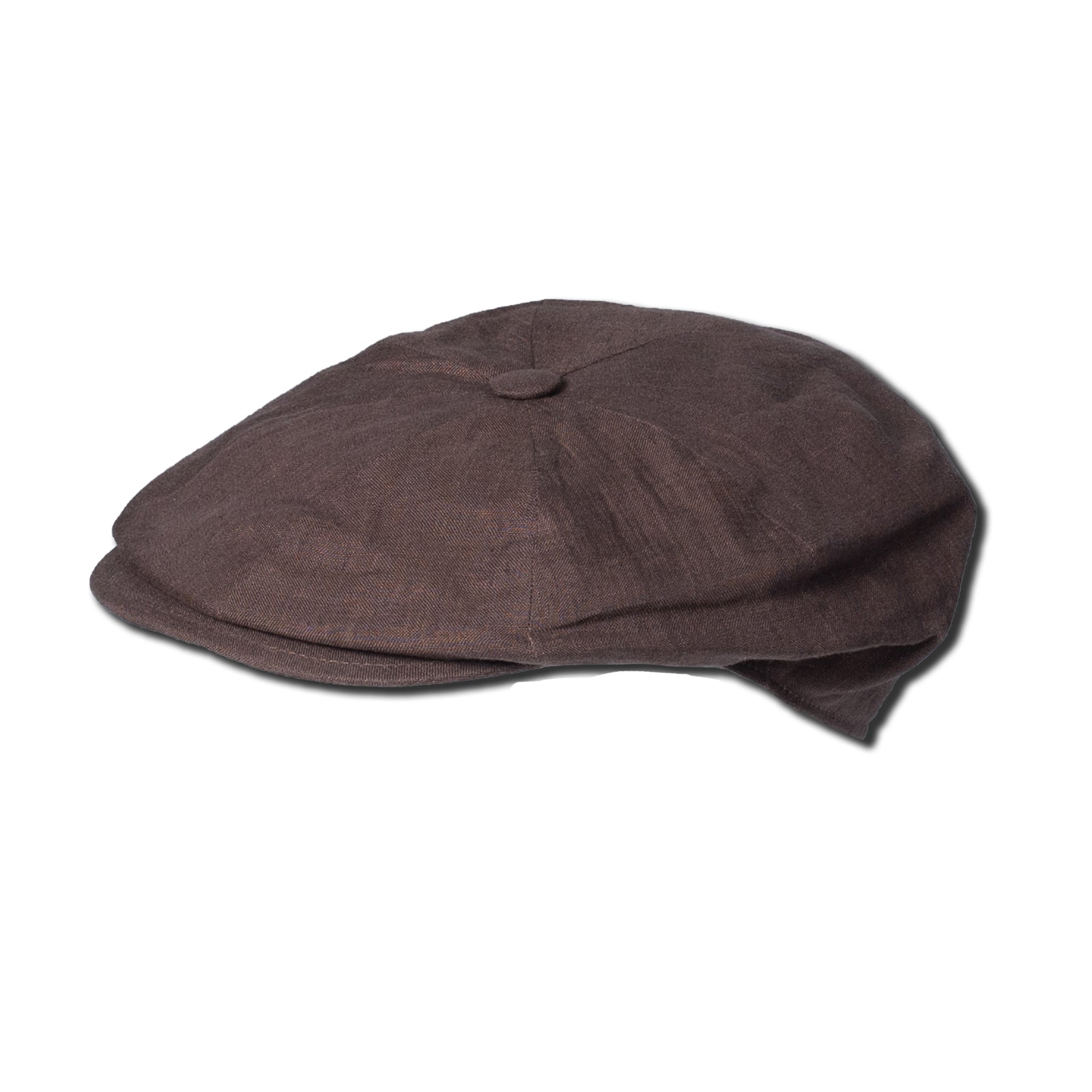 Linen Newsboy Cap by Alfonso D'Este