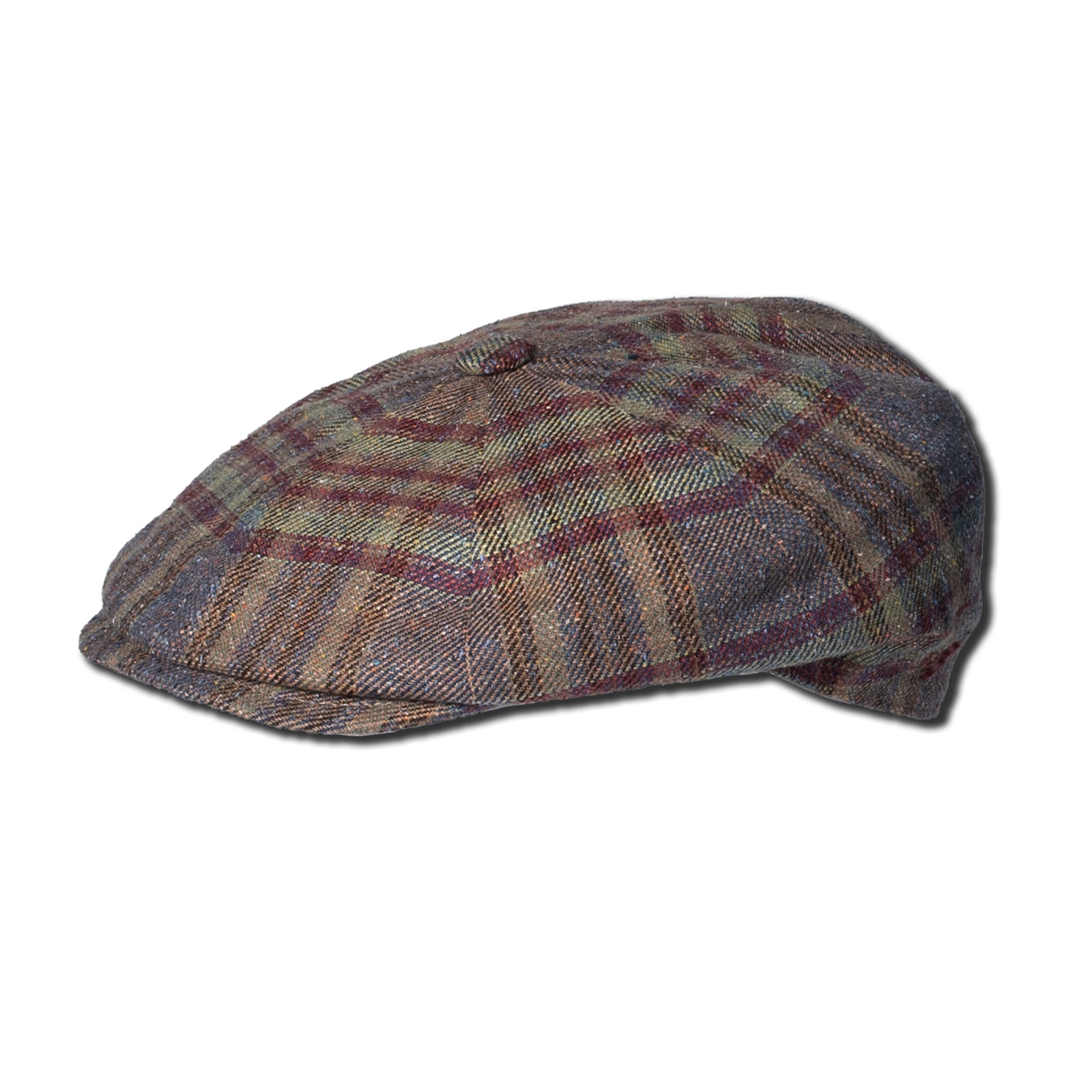Silk Newsboy Cap by Alfonso D'Este