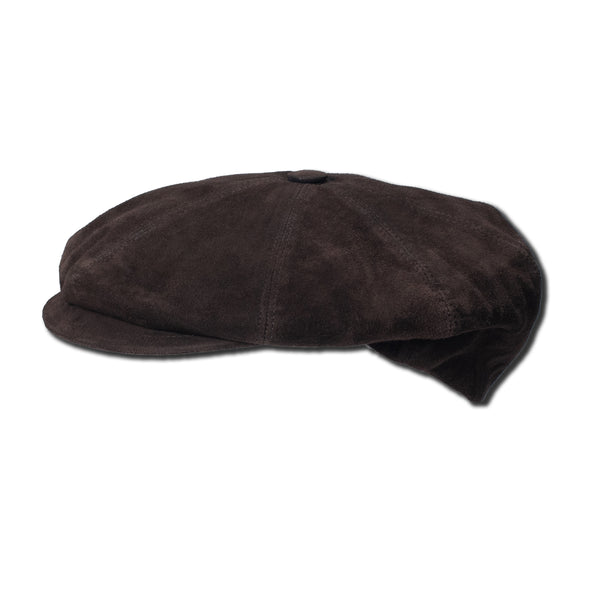 Luigi_Baroni_Suede_Newsboy_Cap